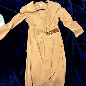 Tan Cache dress. Never been worn.